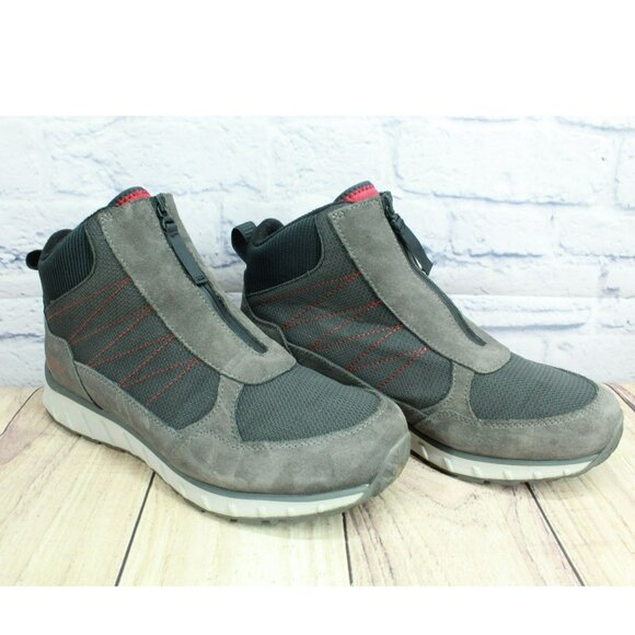 LL Bean Snow Sneaker 5 Gray Suede Waterproof Insulated Winter Boots Size 10.5 M - Picture 3 of 9